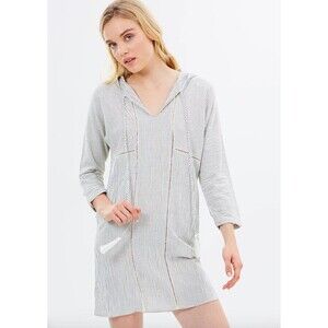 Solito Nomad Mara Tunic Hooded Swim Cover-up Dress